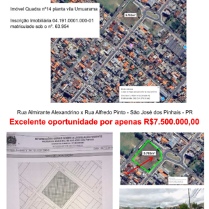 Vende-se Área em São José dos Pinhais